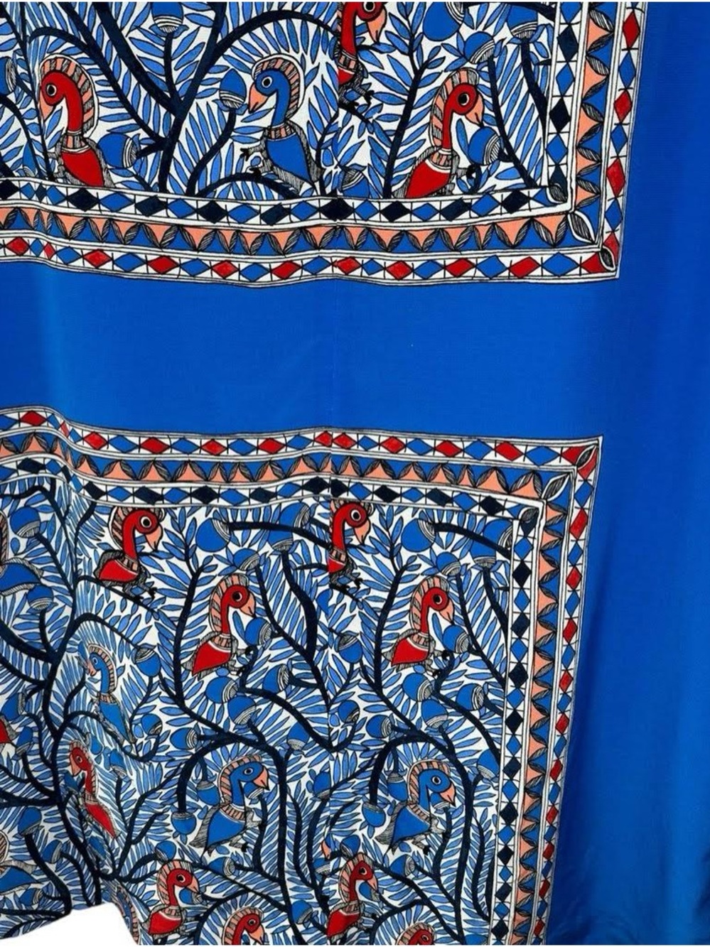 TORY BURCH Mallory Something Wild 100% Silk Printed Shift Dress - Picture 10 of 13
